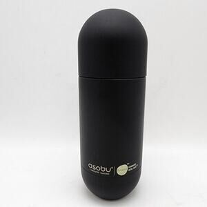 Asobu Orb Stainless Steel Capsule Water Bottle 14 Oz Puramic V-Insulated Sleek